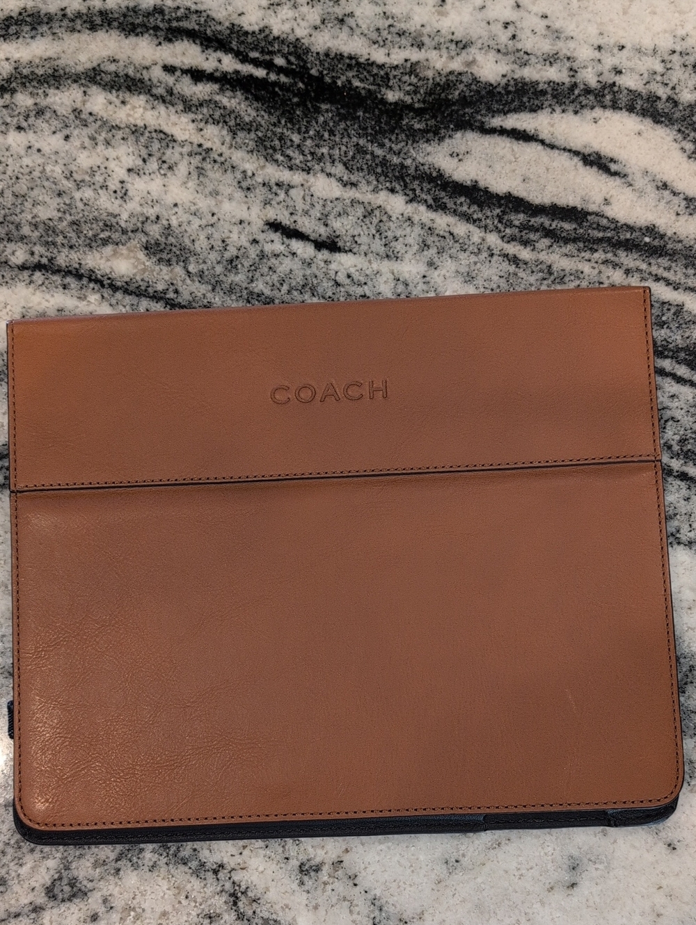COACH Leather iPad Tablet Laptop Case Sleeve